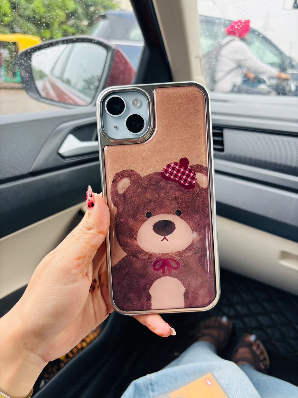 Cute Brown Teddy Bow case