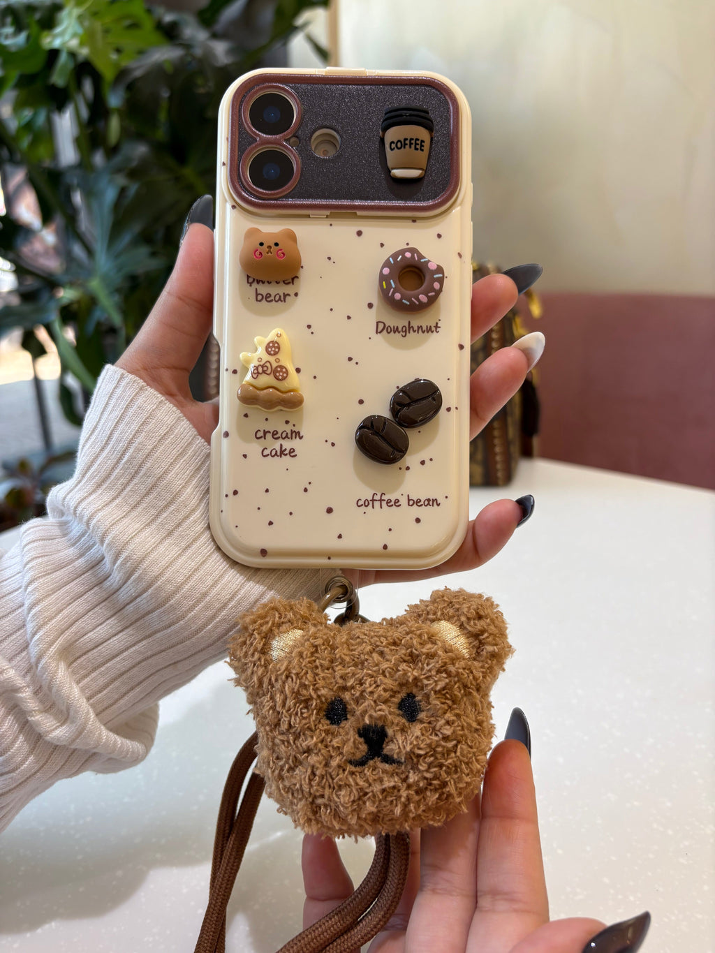 Donut Cookie Cafe Mirror 3D iPhone Case