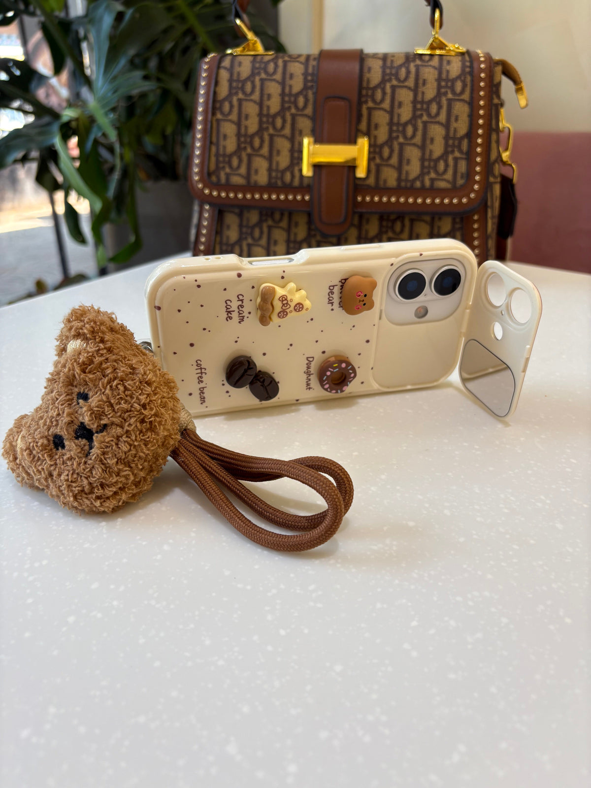 Donut Cookie Cafe Mirror 3D iPhone Case