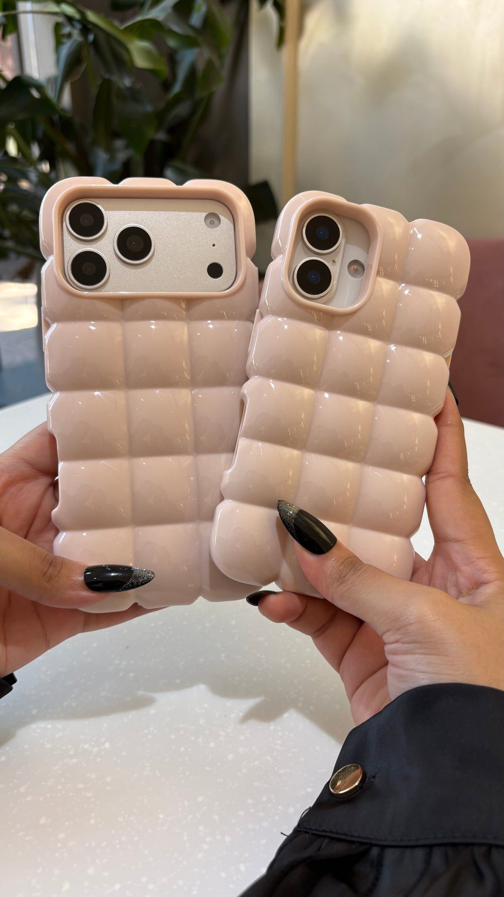 Baby Pink Puffer Case