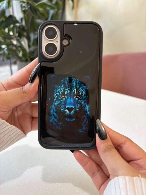 Blue Panther iPhone Case