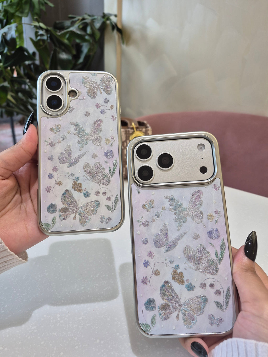 Glitter Butterfly Garden Case