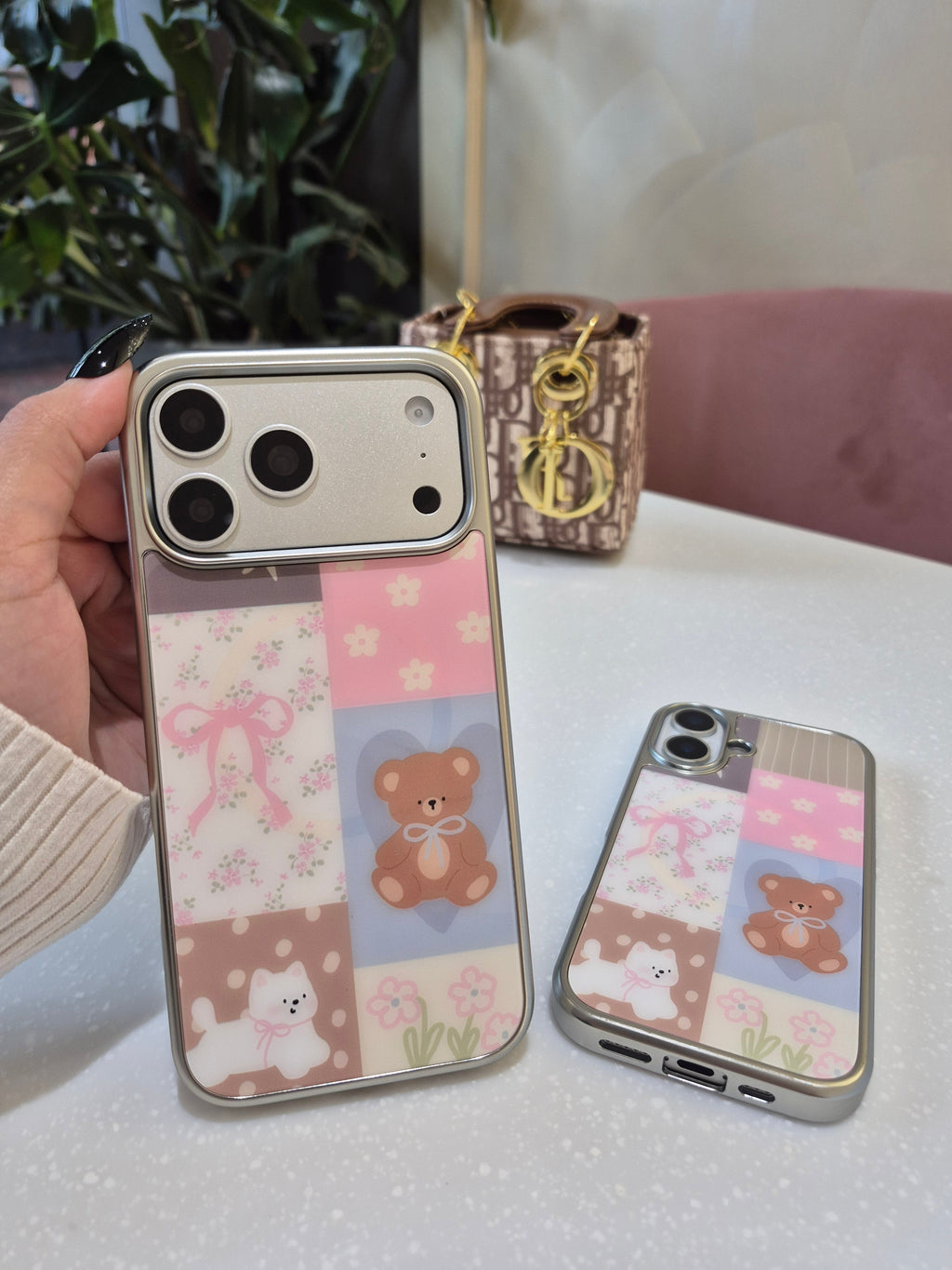Pastel Teddy Patch MagSafe Case