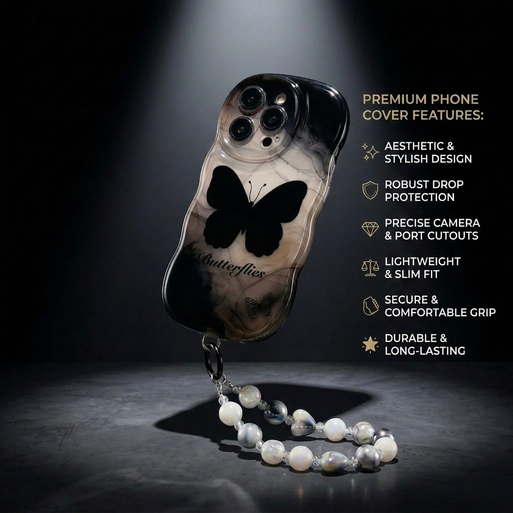 Black Butterfly Phone Case