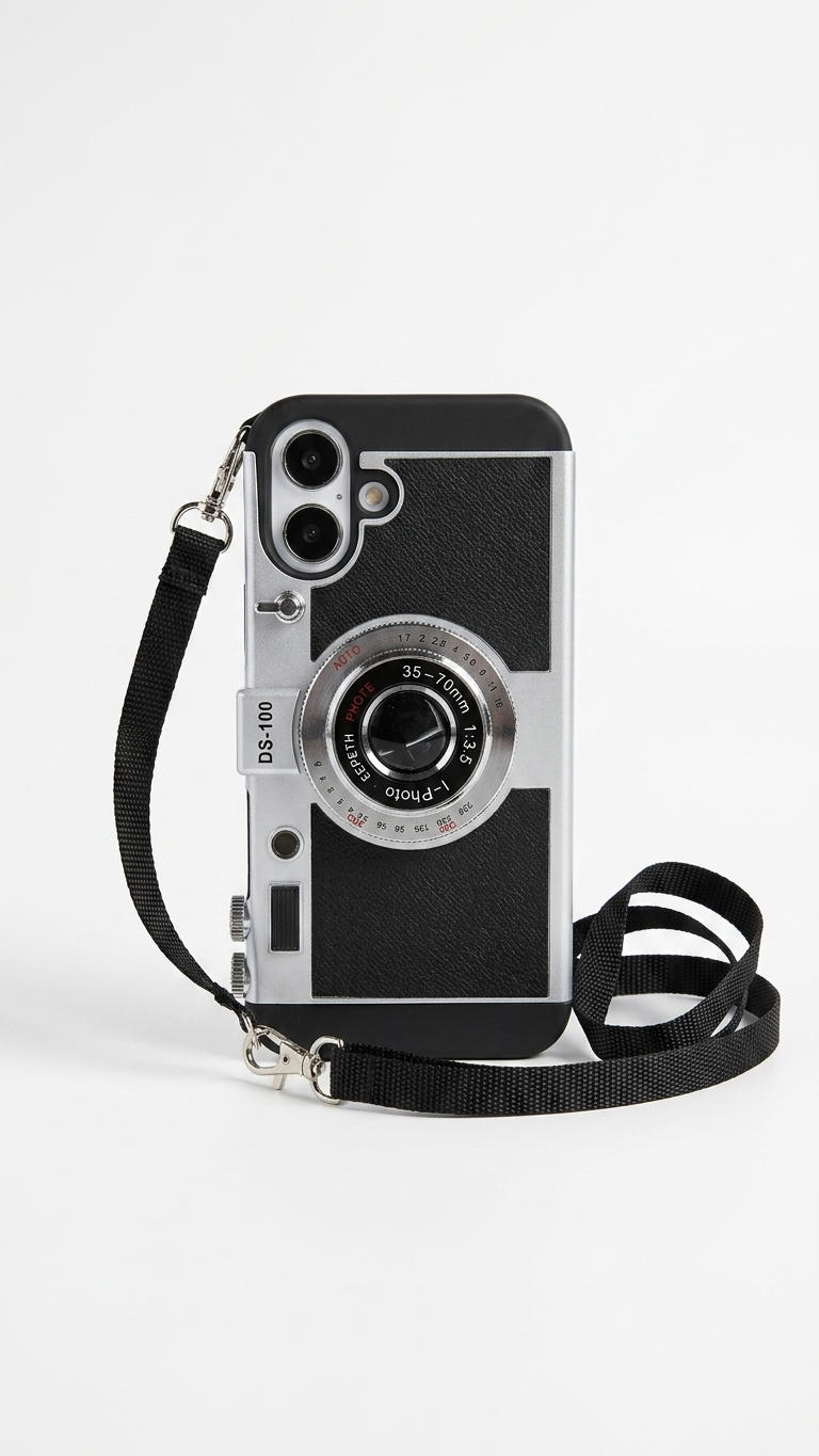Retro Camera Phone Mobile Case  (for Men & Women)